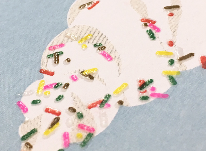 ツヤプリ 試し刷り