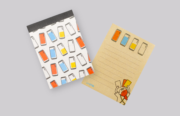 天のり価格例-オリジナルメモ帳（インクボトル）