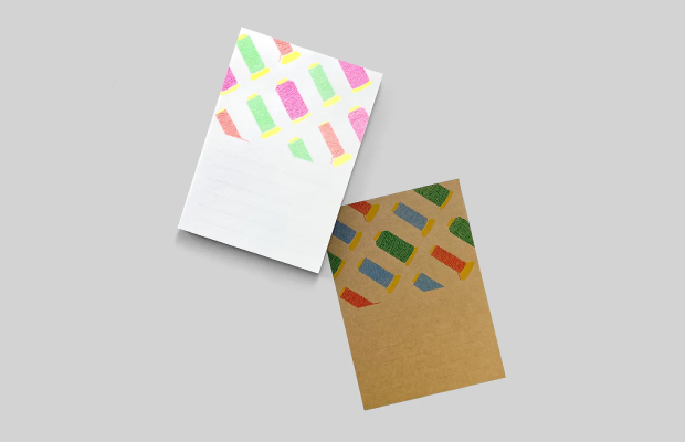 天のり価格例-オリジナルメモ帳（ミシン糸）